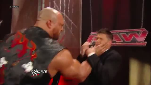 WWE Raw: Ryback takes out his aggression on Josh Mathews -August 26, 2013