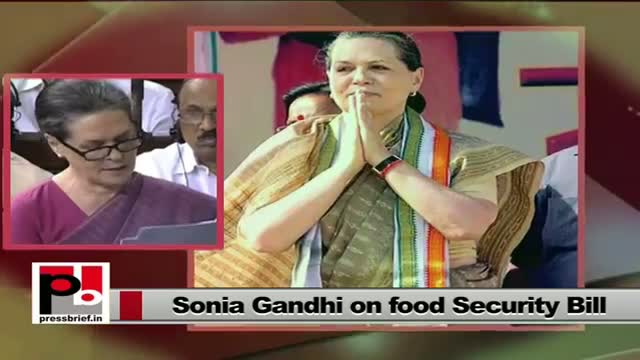 Sonia Gandhi championed Food Security bill gets LS nod