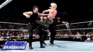 WWE SmackDown: Dolph Ziggler vs. The Shield - 3-on-1 Handicap Match - August 30, 2013