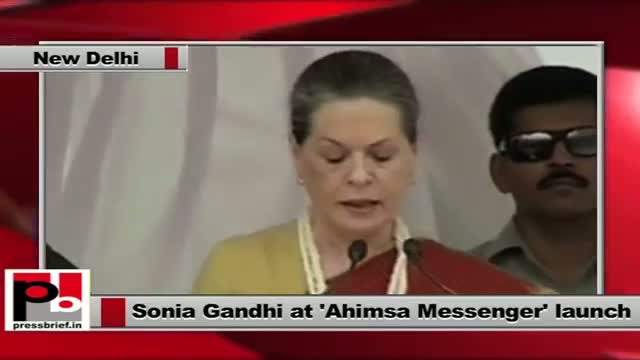 Sonia Gandhi: Making laws is not enough. We must implement them at the grass root