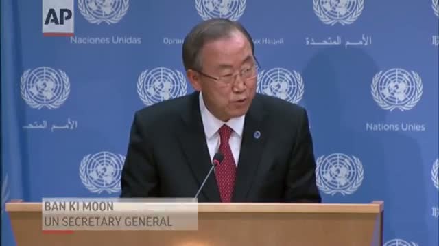 Ban Ki-moon on Possible Use of Force in Syria