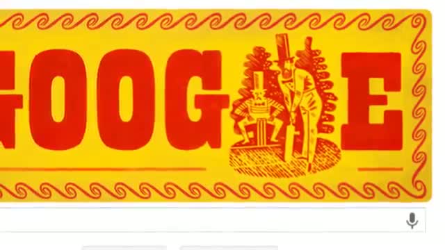 Google marks John Wisden's 187th birthday with a doodle