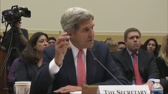 Kerry, House Republican Get Heated Over Benghazi