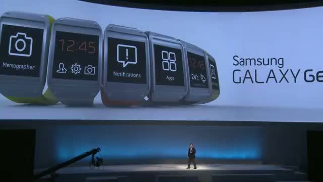 Samsung unveils smartwatch at Berlin electronics fair