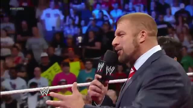 WWE SmackDown: COO Triple H offers WWE Superstars an open forum - Sept. 6, 2013