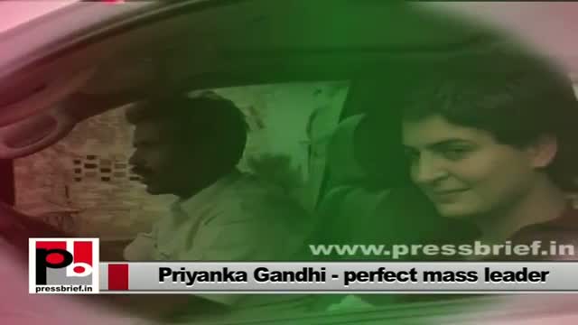 Priyanka Gandhi easily connects with common people