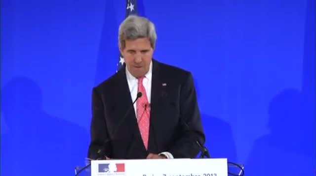 Kerry Lobbies European Allies on Syria Strike