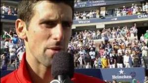 Interview Novak Djokovic vs Stanislas Wawrinka Semifinals US OPEN 2013
