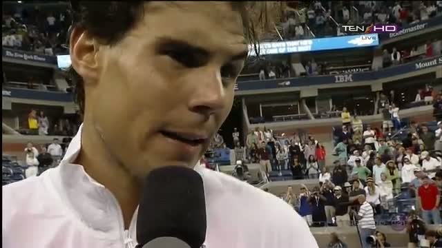 Interview Rafael Nadal vs Richard Gasquet Semifinals US OPEN 2013