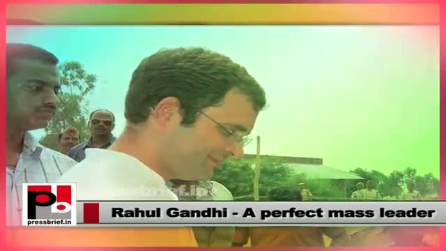 Rahul Gandhi - leader who easily strikes chord with the masses