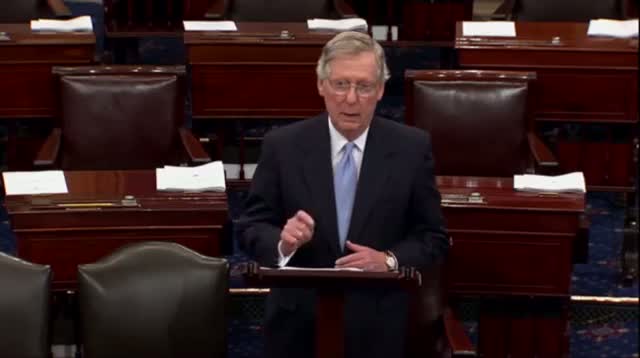 McConnell Won't Vote for Military Strike
