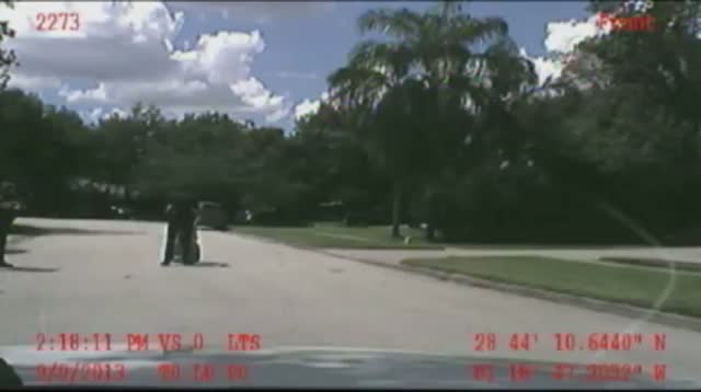Dashcam Video Shows Zimmerman Detained