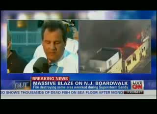 Fire ravages boardwalk at Seaside Park and Seaside Heights