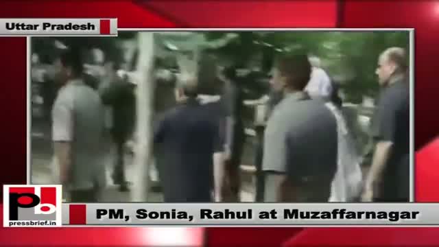 PM, Sonia Gandhi, Rahul Gandhi at Muzaffarnagar to take stock of the riot-situation