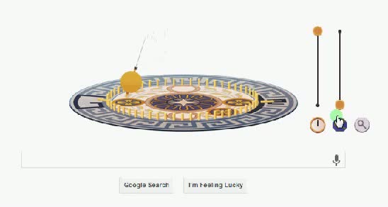 Google doodles Léon Foucault's pendulum for his 194th birthday