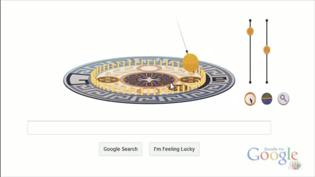 Google Honors Léon Foucault With a Doodle on His 194th Birthday - GDoodlesMania