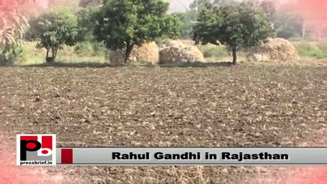 Rahul Gandhi in Rajasthan explains about UPA's tribal-welfare initiatives