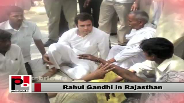 Rahul Gandhi in Rajasthan recalls Rajiv Gandhi and his Panchayati Raj system