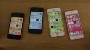 iPhone 5 iOS 7 vs. iPhone 4S iOS 7 vs. iPhone 4 iOS 7 vs. iPod Touch 5 iOS 7 - Which Is Faster?
