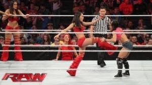 WWE Raw: Natalya, Brie Bella, Nikki Bella, Cameron & Naomi vs. AJ Lee, Aksana, Layla, Alicia Fox & Tamina