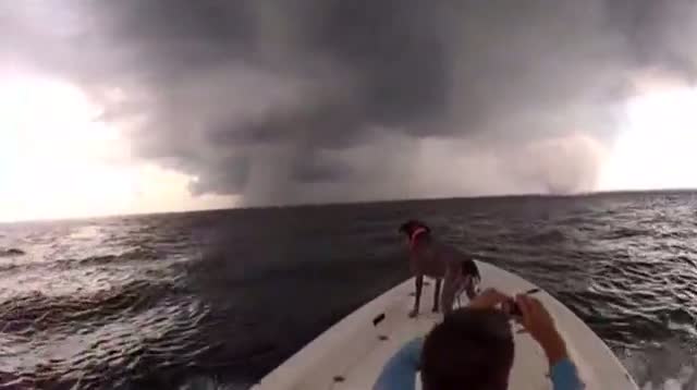 Dramatic Waterspouts Off Florida Coast
