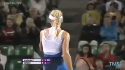 Caroline Wozniacki vs Angelique Kerber Full Highlights - Tokyo open 2013