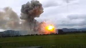 Fireworks Warehouse Explosion In Colombia
