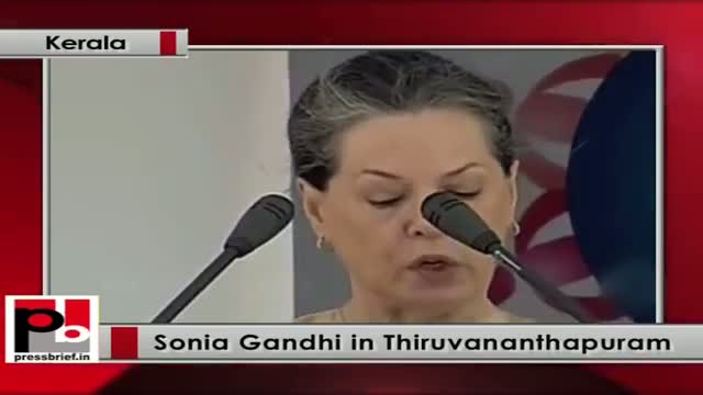 Sonia Gandhi in Kerala: Congress will deliver on all the promises