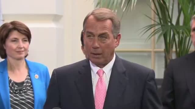 Boehner: House Sending Bill Back to Senate