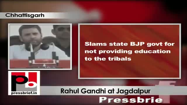 Rahul Gandhi in Chhattisgarh: Where was the BJP govt when Congress leaders were killed?