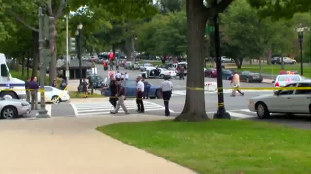 Car Chase Ends With Shooting at US Capitol