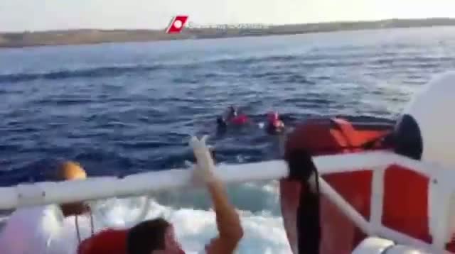 Dramatic Moments After Italian Shipwreck