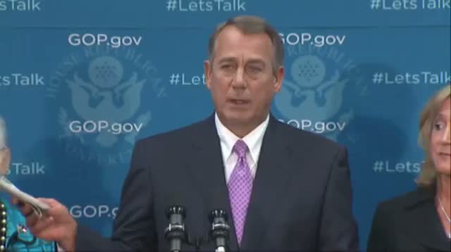Boehner on Shutdown: 'This Isn't Some Damn Game'