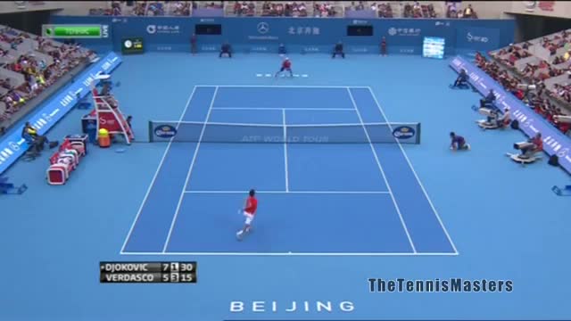 Novak Djokovic Vs Fernando Verdasco Pekin 2013 R2 HIGHLIGHTS [HD]