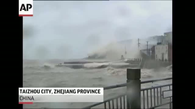 Typhoon Hits Southeastern China