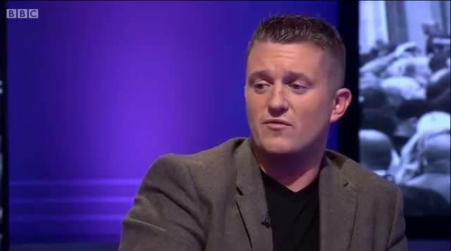 Tommy Robinson explains leaving the EDL on Newsnight