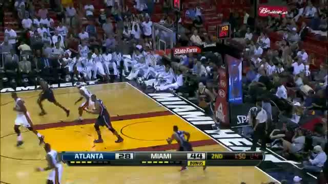 NBA: LeBron James Hammers Down the Two-Handed Jam!
