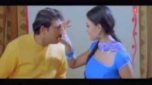 Shweta Tiwari and Manoj Tiwari Scene from Bhojpuri Movie - Ae Bhauji Ke Sister