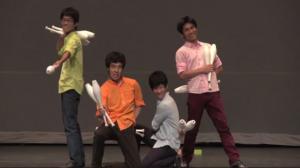 Mind-Blowing Juggling Act At Talent Show