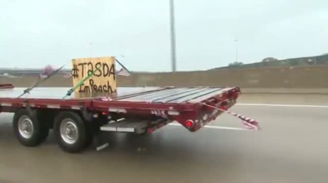 Truckers Protest Federal Government Shutdown