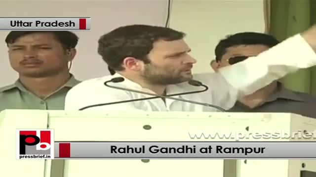Rahul Gandhi in Rampur strikes an emotional chord with women