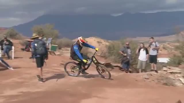 Kyle Strait's first place mountain bike run at Red Bull Rampage 2013