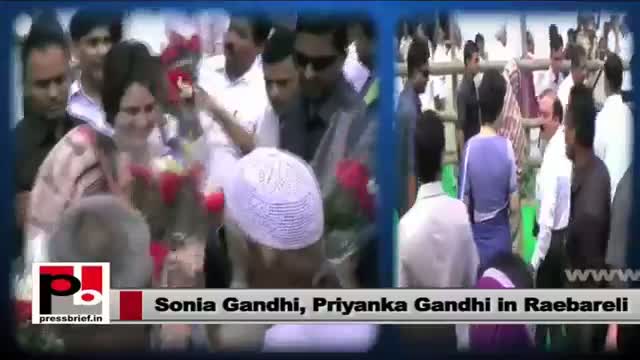Sonia Gandhi, Priyanka Gandhi in Raebareli to launch development projects