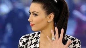 Kim Kardashian's Engagement Ring Sells at Auction