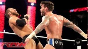 WWE Raw: CM Punk vs. Curtis Axel - Beat the Clock Match - Oct. 14, 2013