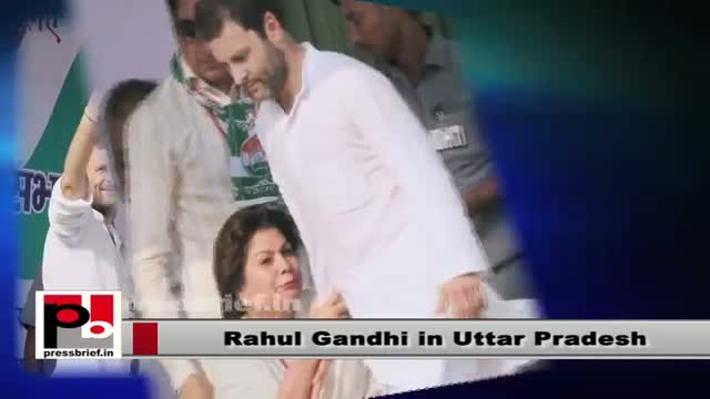 Rahul Gandhi addresses mega Congress rallies in Uttar Pradesh