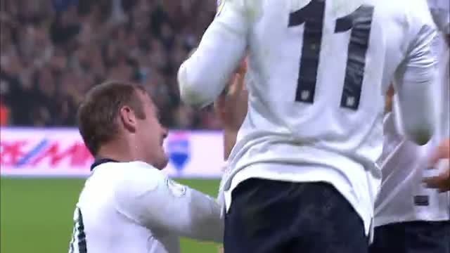 Wayne Rooney goal, England vs Poland 1-0