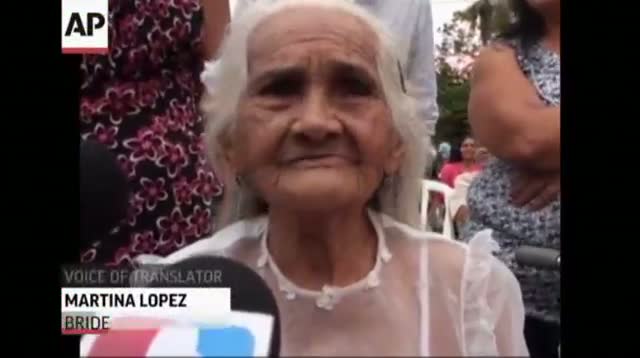 99-year-old Bride Marries 103-year-old Groom