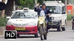 Salman Khan Takes A Bike Ride At Versova Road