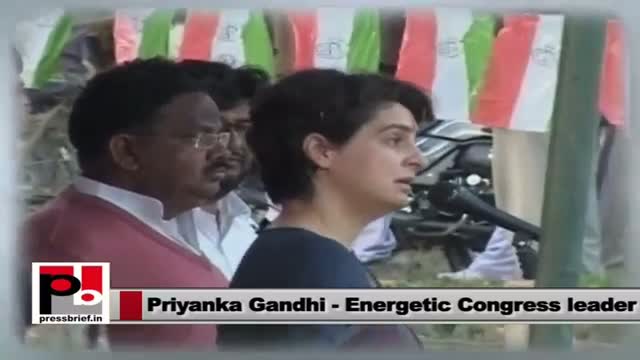Priyanka Gandhi - a leader who easily strikes chord with common people